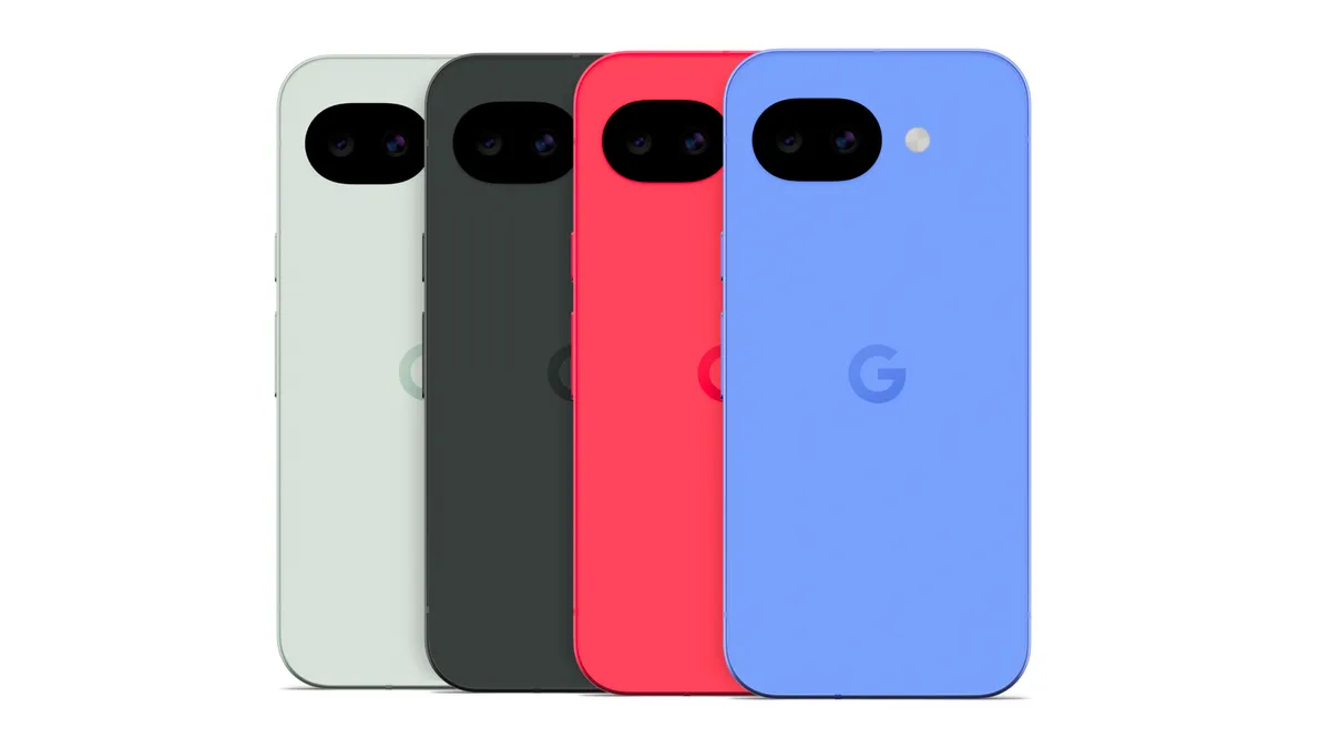 Fire Google Pixel 10a i fargene Fog, Obsidian, Berry og Lavender